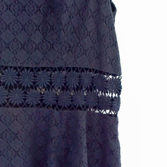 Free People Black Daisy Lace Dress - Picture 2 of 3